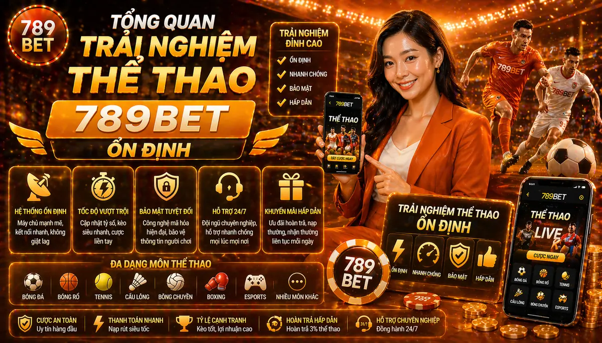 Tổng quan trải nghiệm thể thao 789bet ổn định